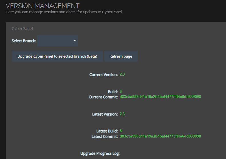 Essential Pre-Step for a Critical CyberPanel Upgrade